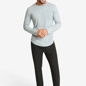 Goodlife Men's Soft Gray Long Sleeve Tee